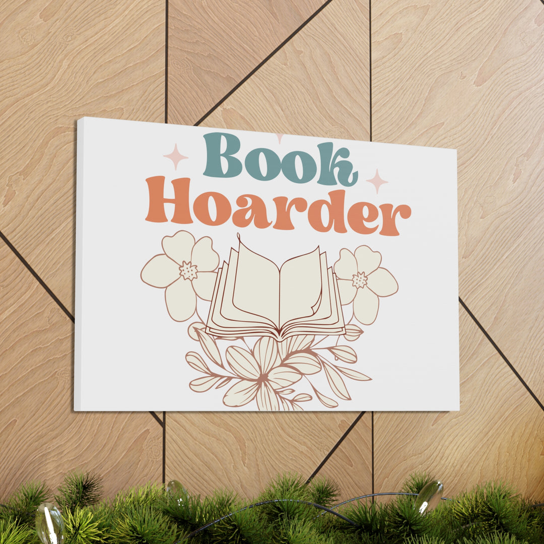 Book Hoarder Canvas Gallery Wraps