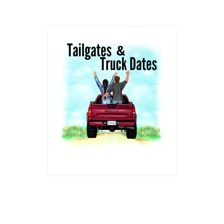 Tailgates & Truck DatesKiss-Cut Vinyl Decals