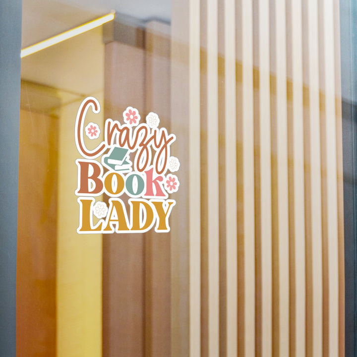 Crazy Book Lady Kiss-Cut Vinyl Decals