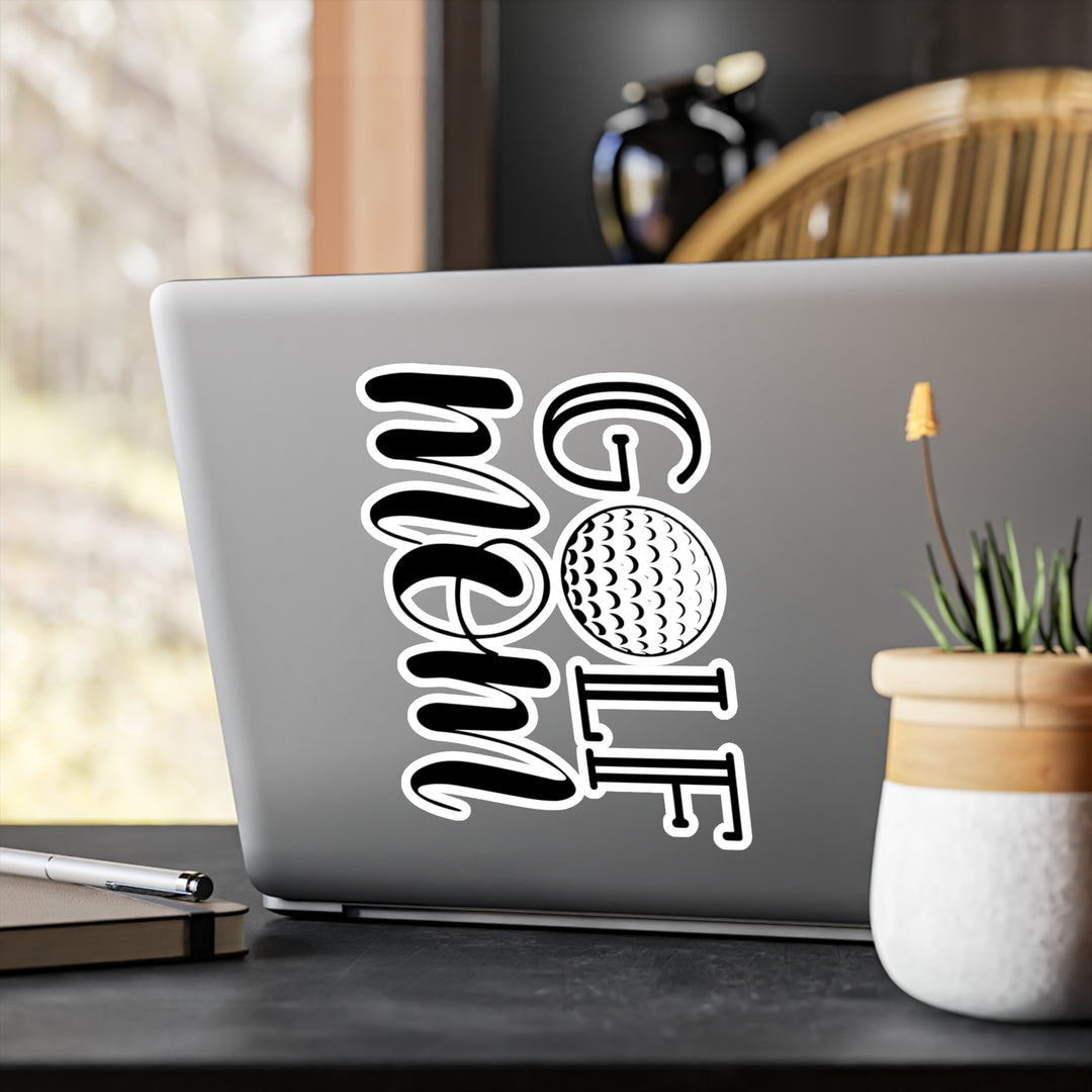 Golf Mom Black Kiss-Cut Vinyl Decals