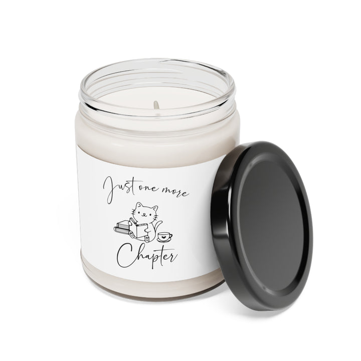 Just One More Chapter Cat Scented Soy Candle, 9oz
