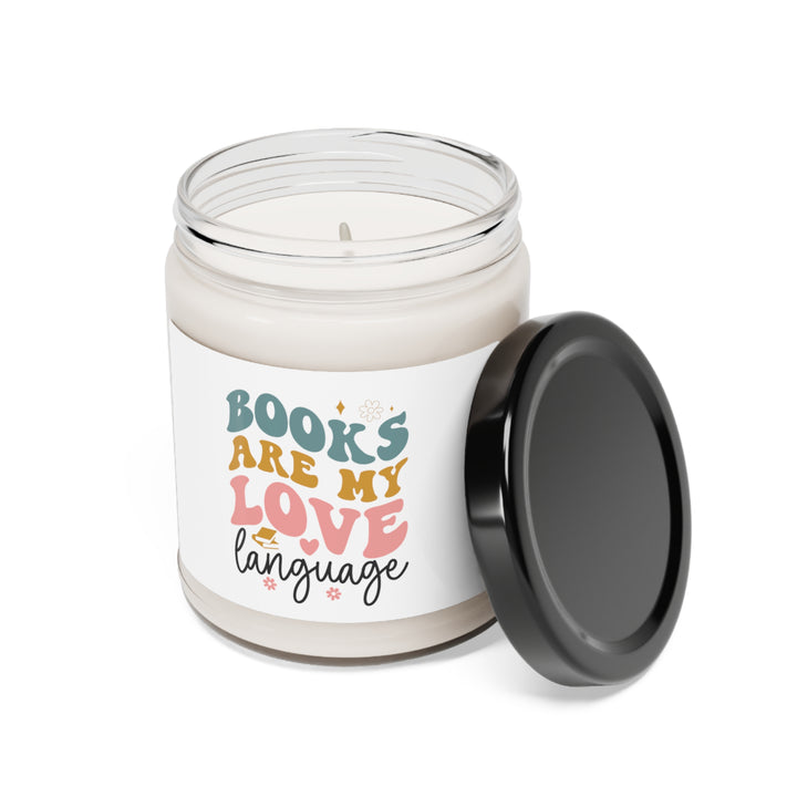Books Love Language Scented Soy Candle, 9oz