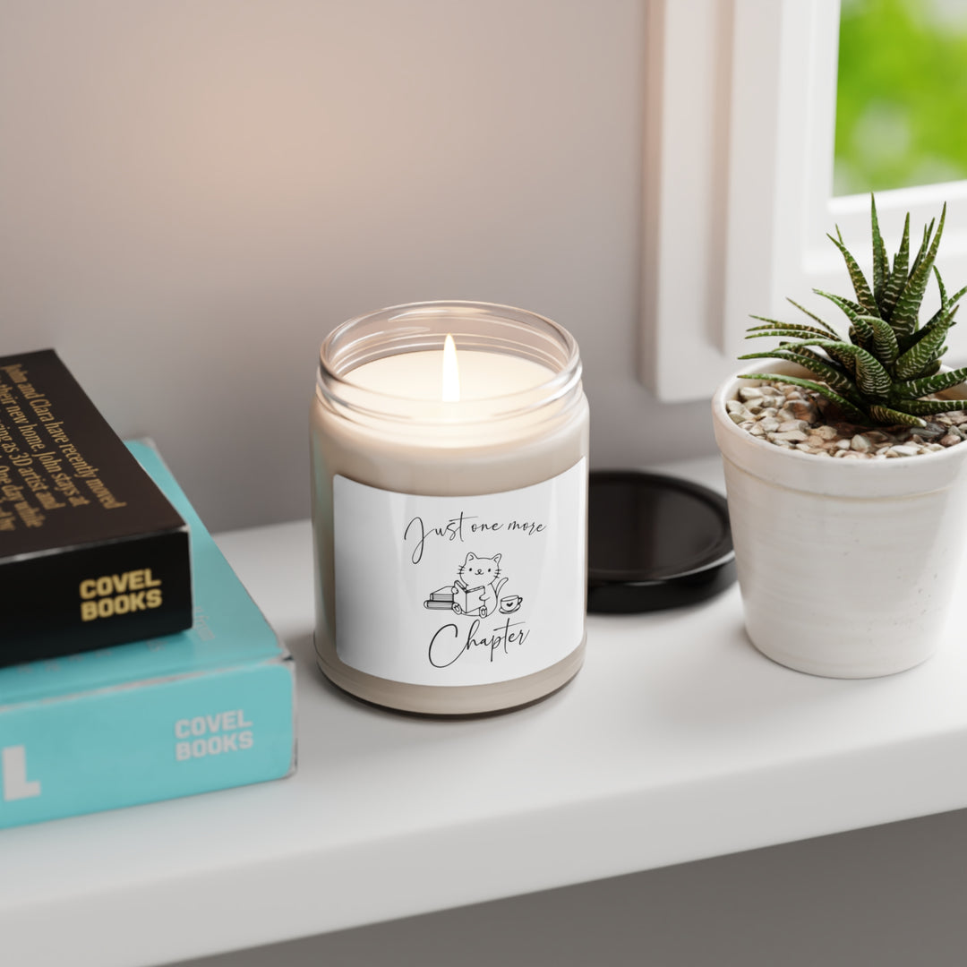 Just One More Chapter Cat Scented Soy Candle, 9oz