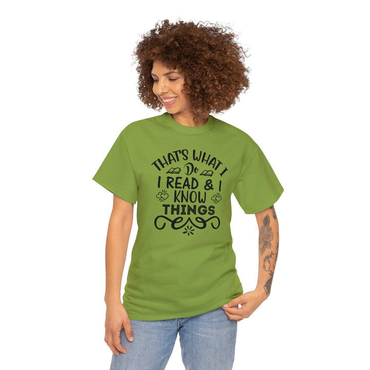 I read and I know things