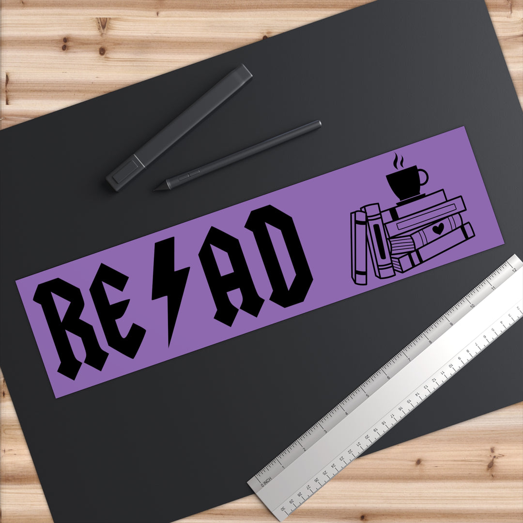 Read ACDC Purple Bumper Stickers