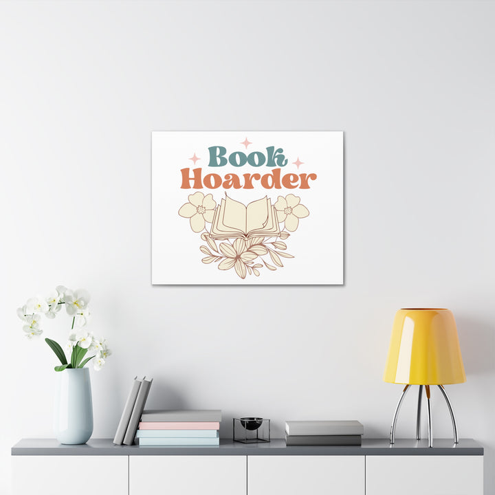 Book Hoarder Canvas Gallery Wraps