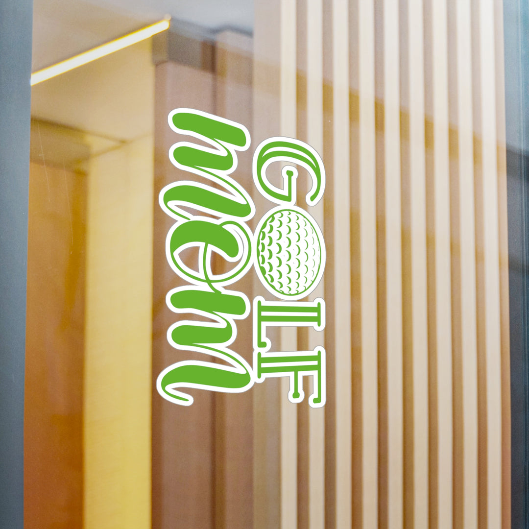 Golf Mom Green Kiss-Cut Vinyl Decals