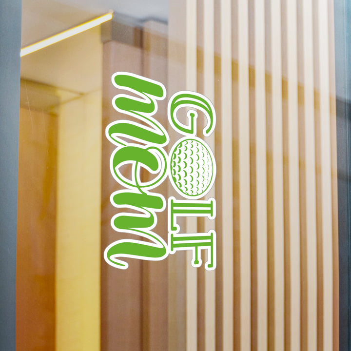 Golf Mom Green Kiss-Cut Vinyl Decals