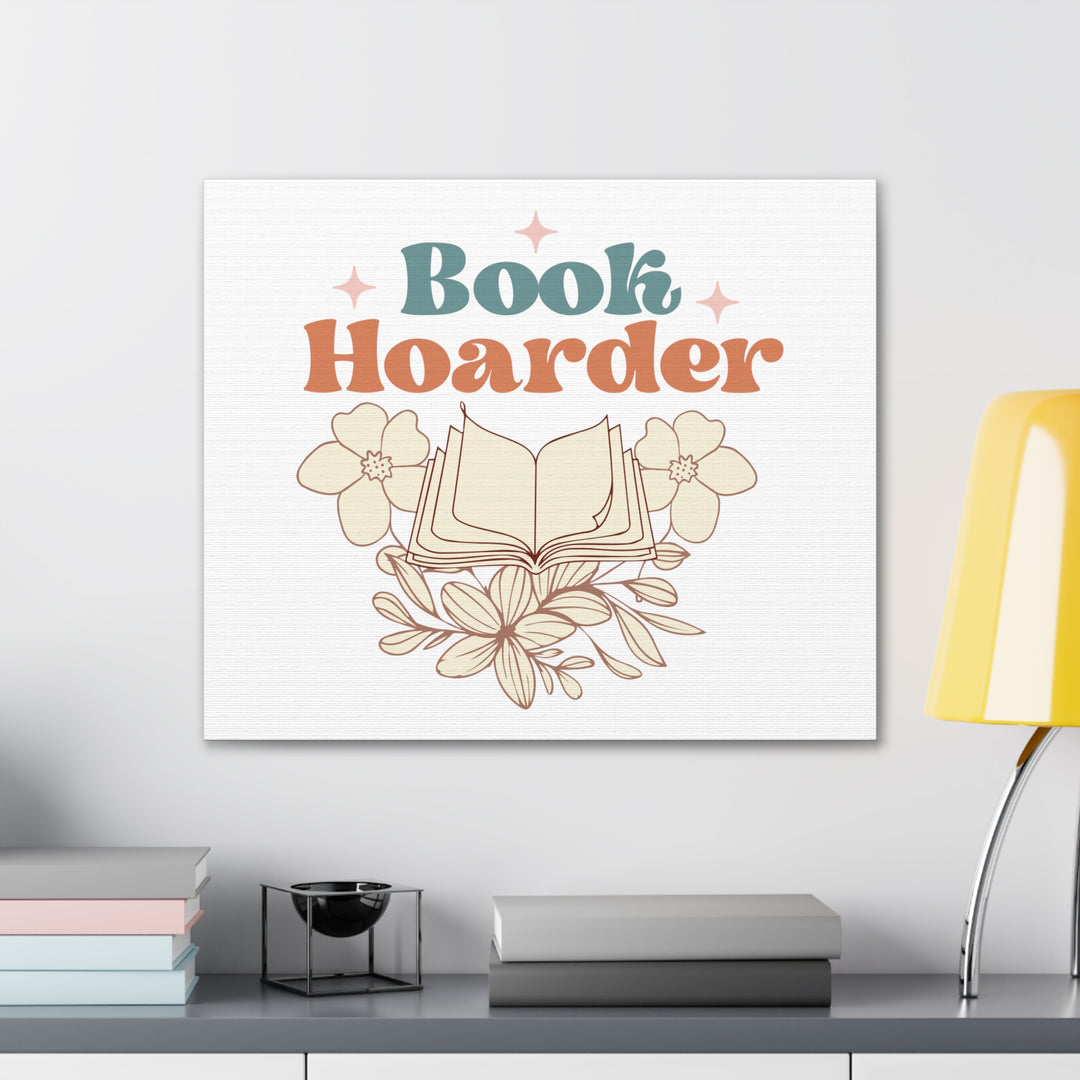 Book Hoarder Canvas Gallery Wraps