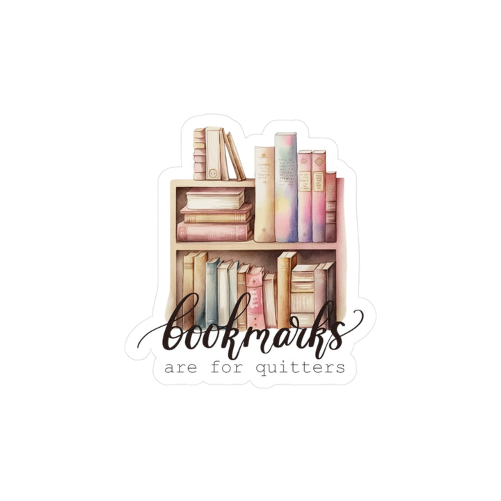 Bookmarks Quitters Kiss-Cut Vinyl Decals