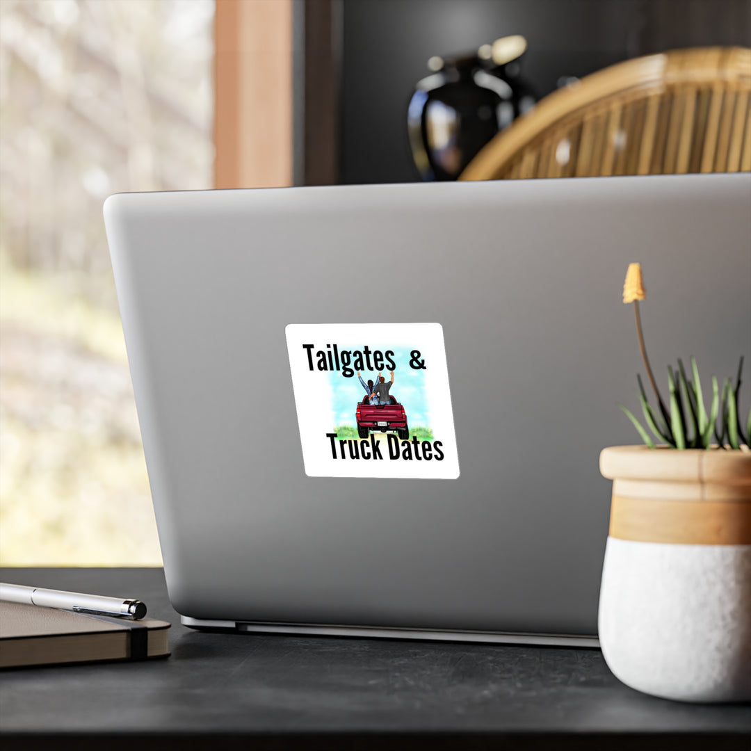 Tailgates & Truck Dates Kiss-Cut Vinyl Decals