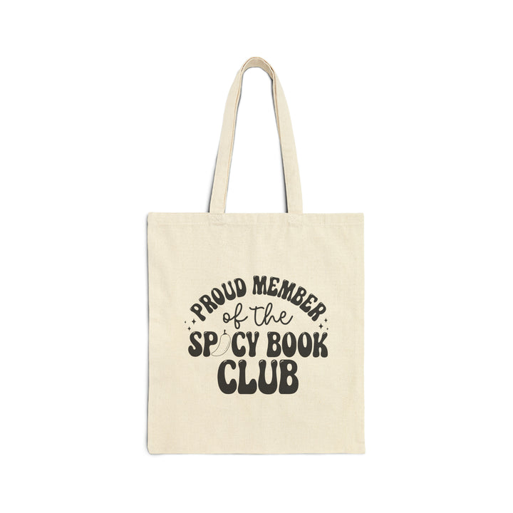 Spicy Book Club Cotton Canvas Tote Bag
