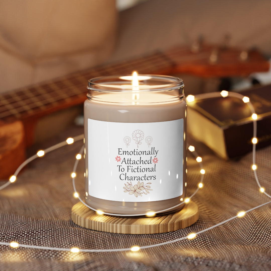 Emotionally Attached to Fictional Characters Scented Soy Candle, 9oz