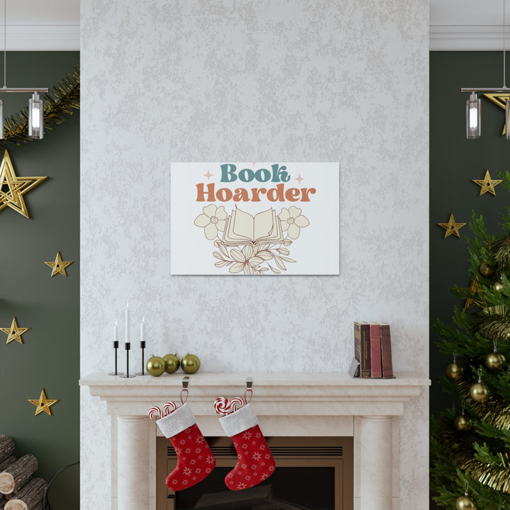 Book Hoarder Canvas Gallery Wraps