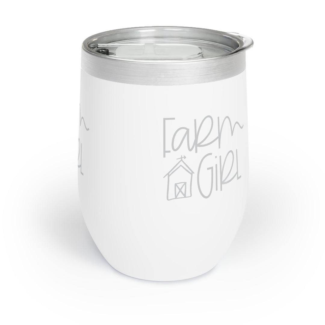 Farm Girl White Chill Wine Tumbler