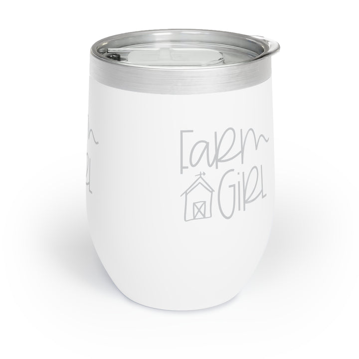 Farm Girl White Chill Wine Tumbler
