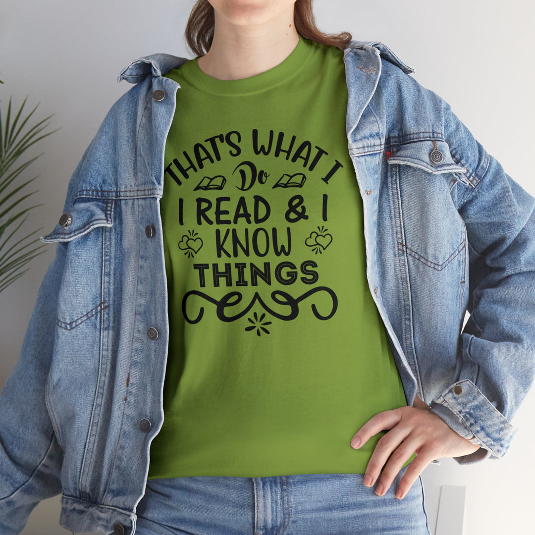 I read and I know things