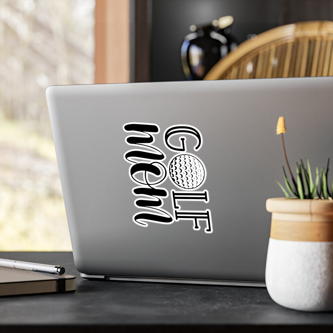 Golf Mom Black Kiss-Cut Vinyl Decals