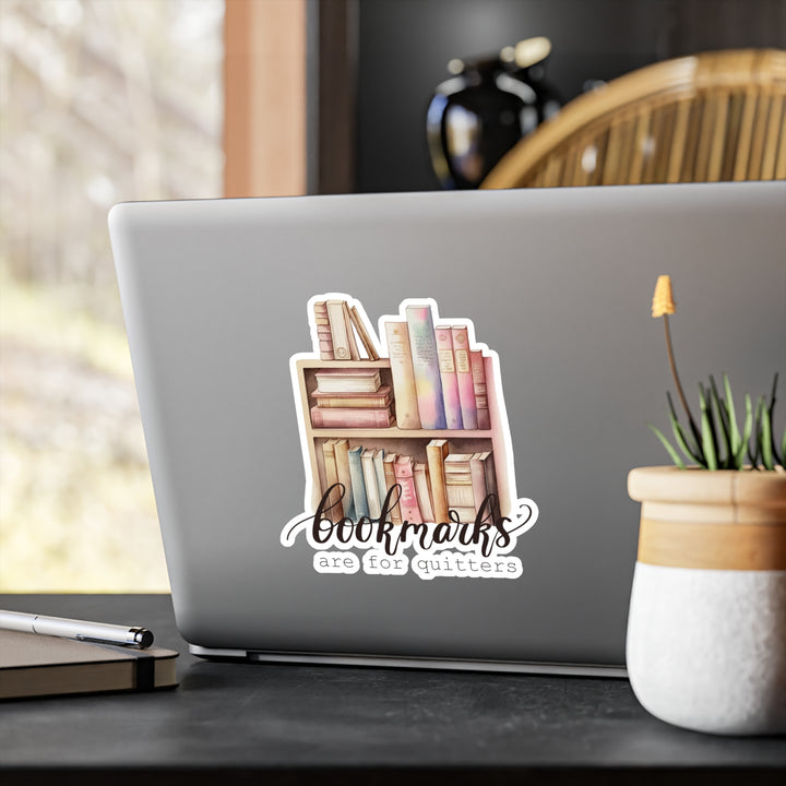 Bookmarks Quitters Kiss-Cut Vinyl Decals