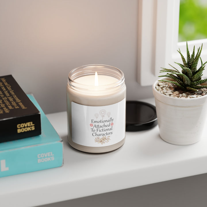 Emotionally Attached to Fictional Characters Scented Soy Candle, 9oz