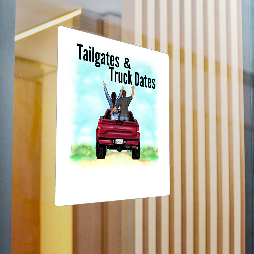 Tailgates & Truck DatesKiss-Cut Vinyl Decals