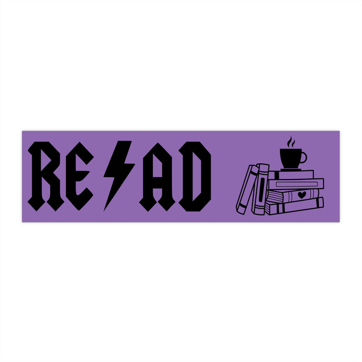 Read ACDC Purple Bumper Stickers