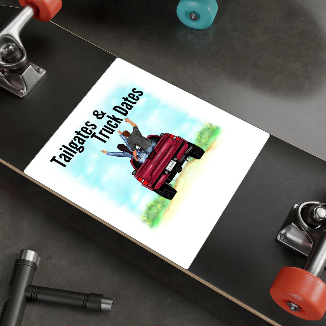 Tailgates & Truck DatesKiss-Cut Vinyl Decals