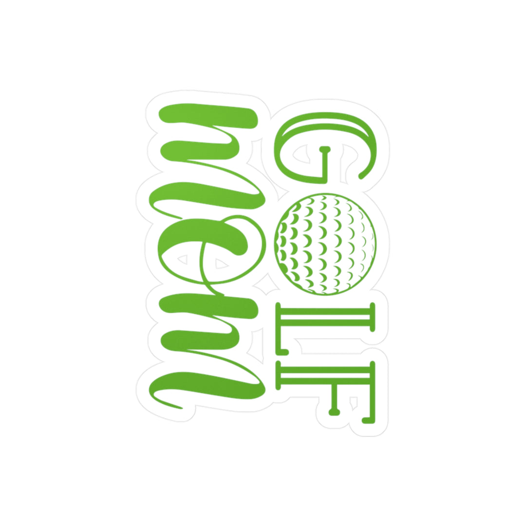 Golf Mom Green Kiss-Cut Vinyl Decals