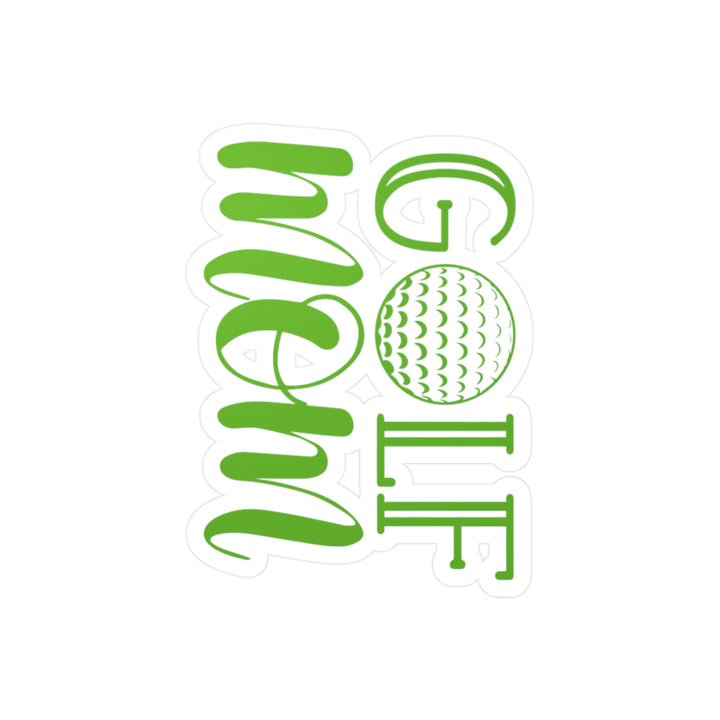 Golf Mom Green Kiss-Cut Vinyl Decals