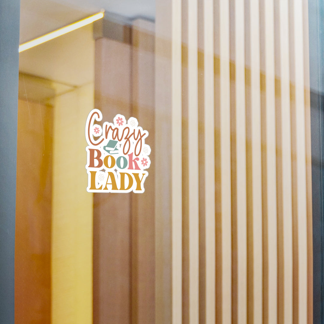 Crazy Book Lady Kiss-Cut Vinyl Decals