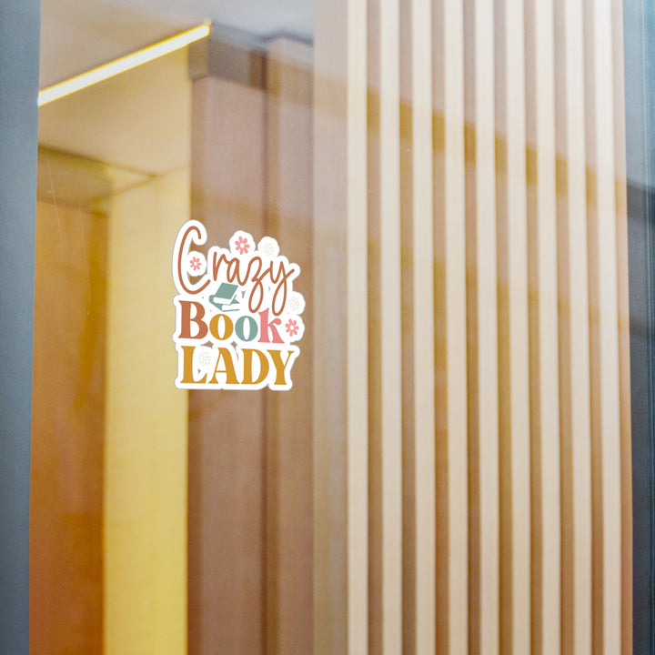 Crazy Book Lady Kiss-Cut Vinyl Decals