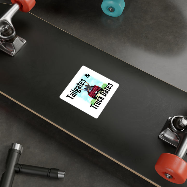 Tailgates & Truck Dates Kiss-Cut Vinyl Decals