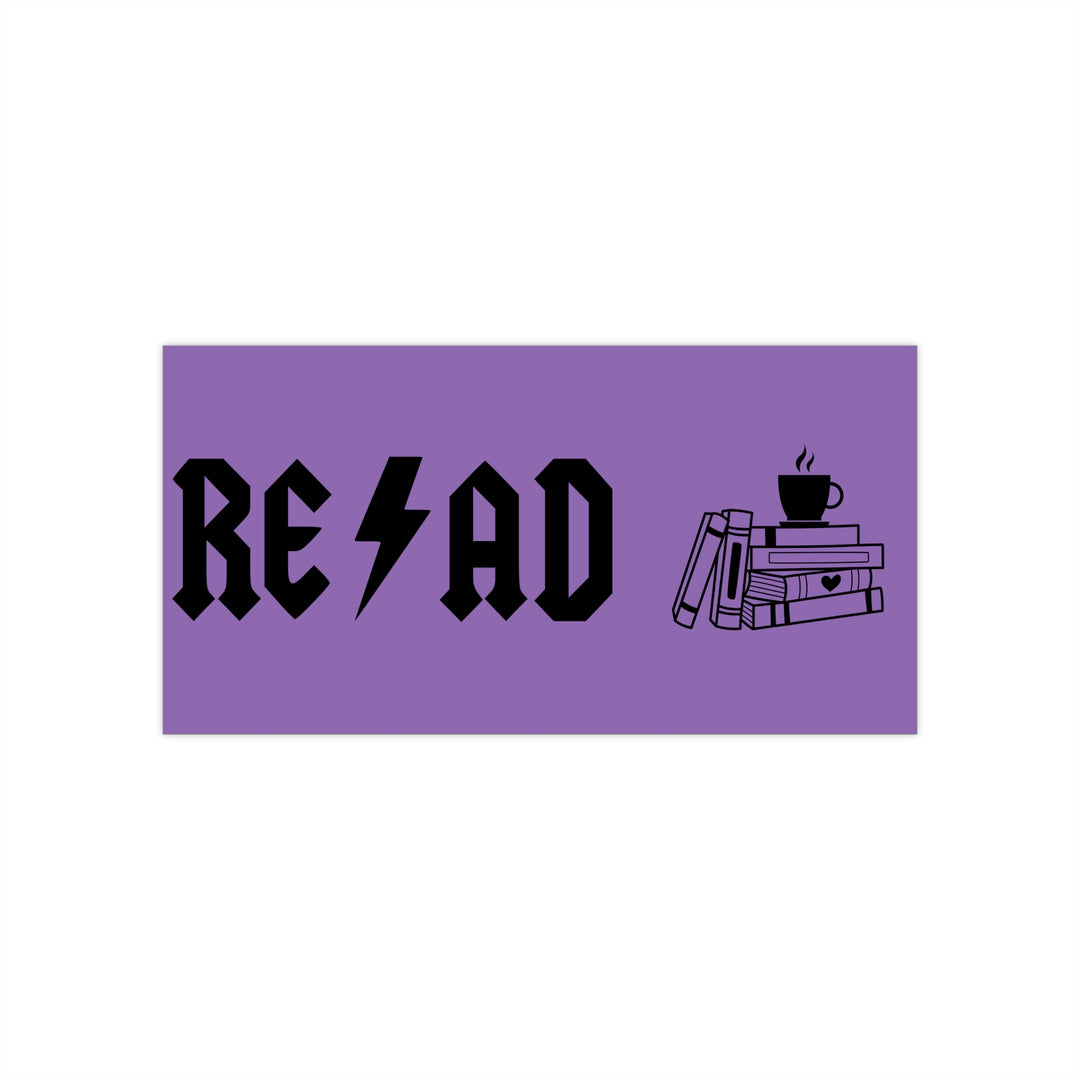 Read ACDC Purple Bumper Stickers