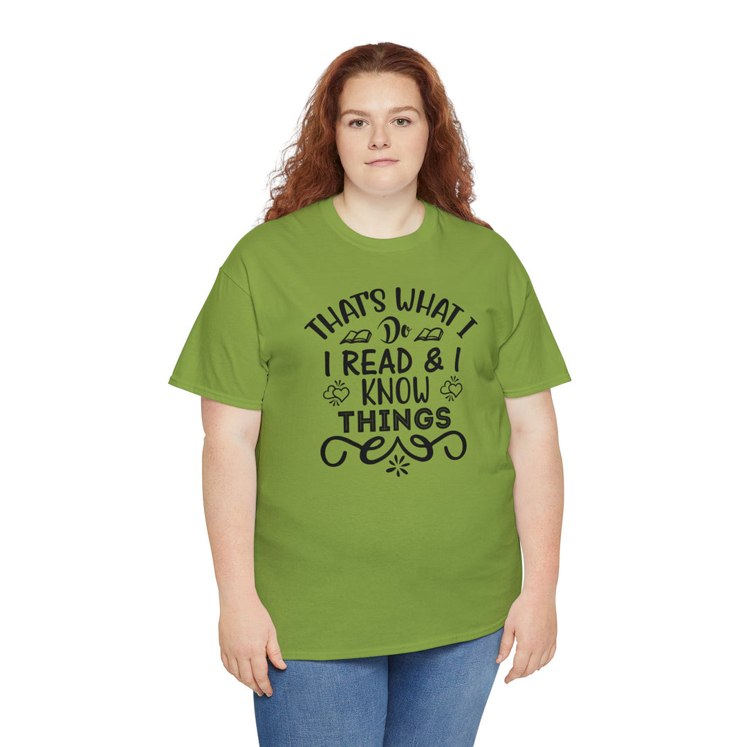 I read and I know things