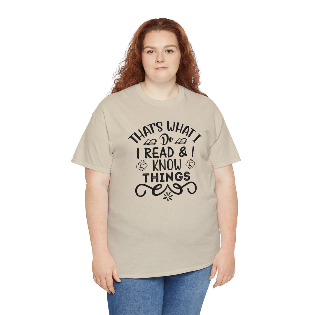 I read and I know things