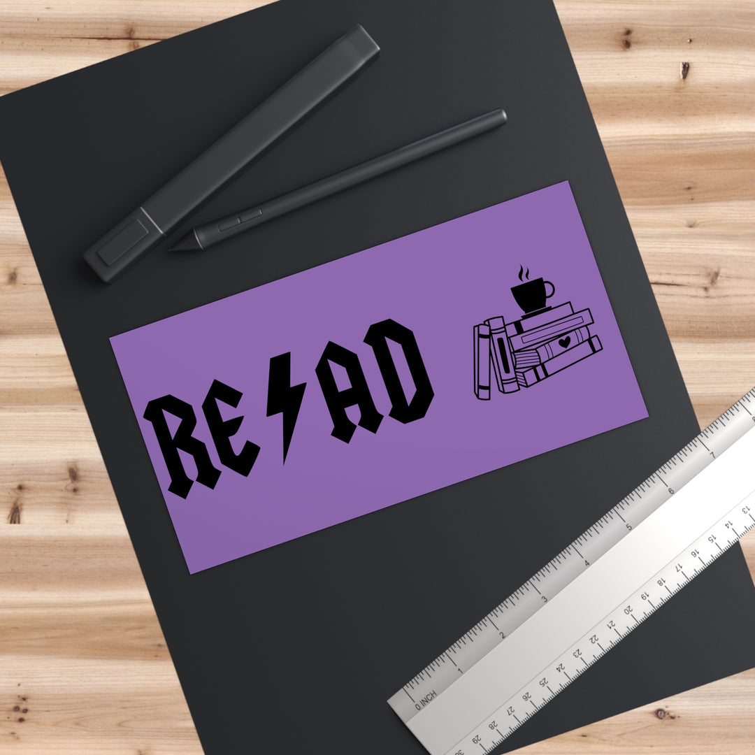 Read ACDC Purple Bumper Stickers