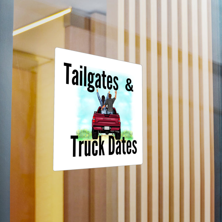 Tailgates & Truck Dates Kiss-Cut Vinyl Decals
