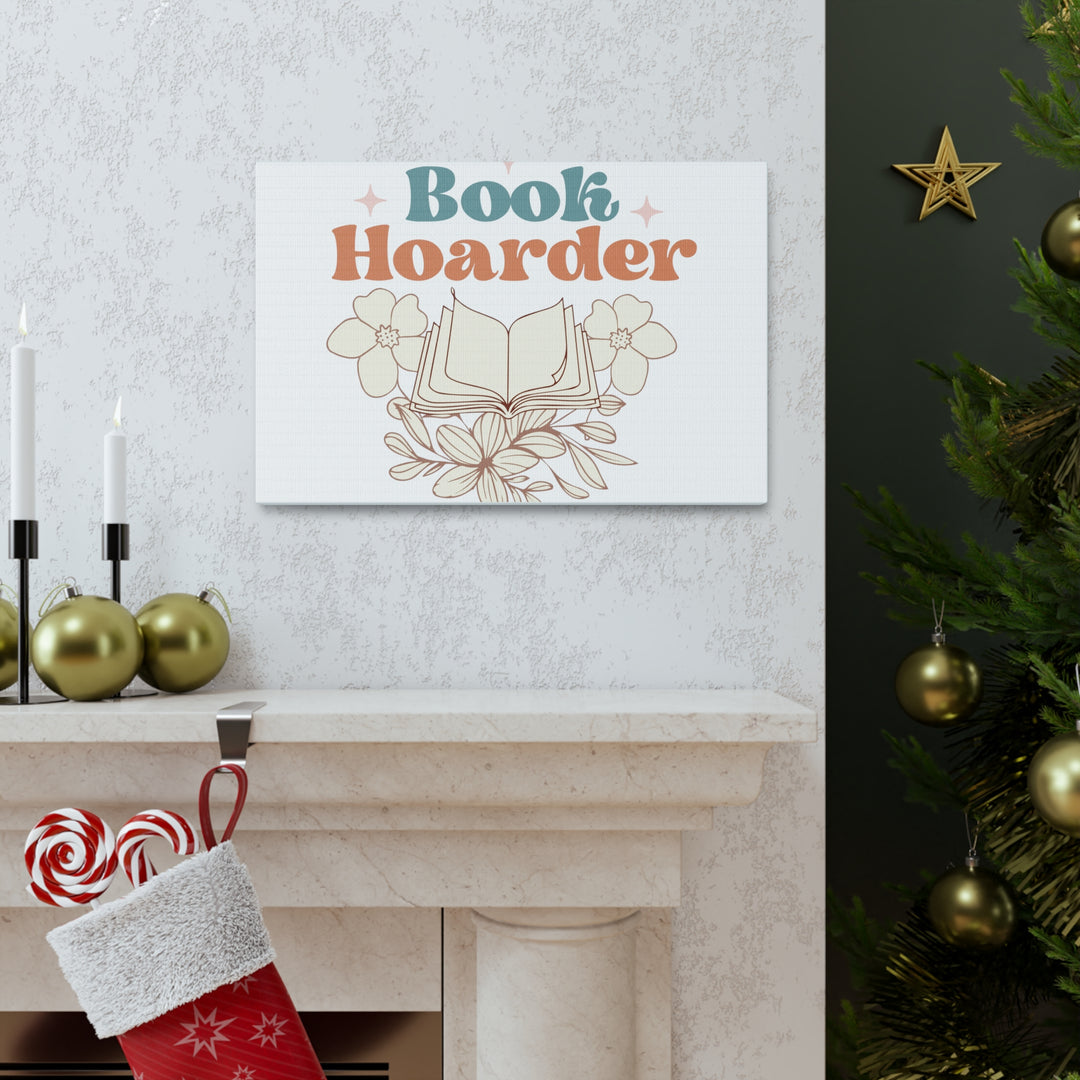 Book Hoarder Canvas Gallery Wraps