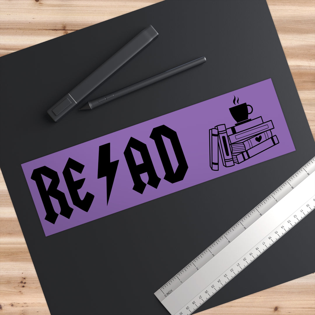 Read ACDC Purple Bumper Stickers