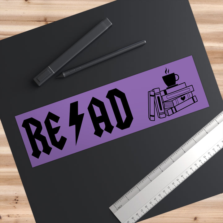 Read ACDC Purple Bumper Stickers