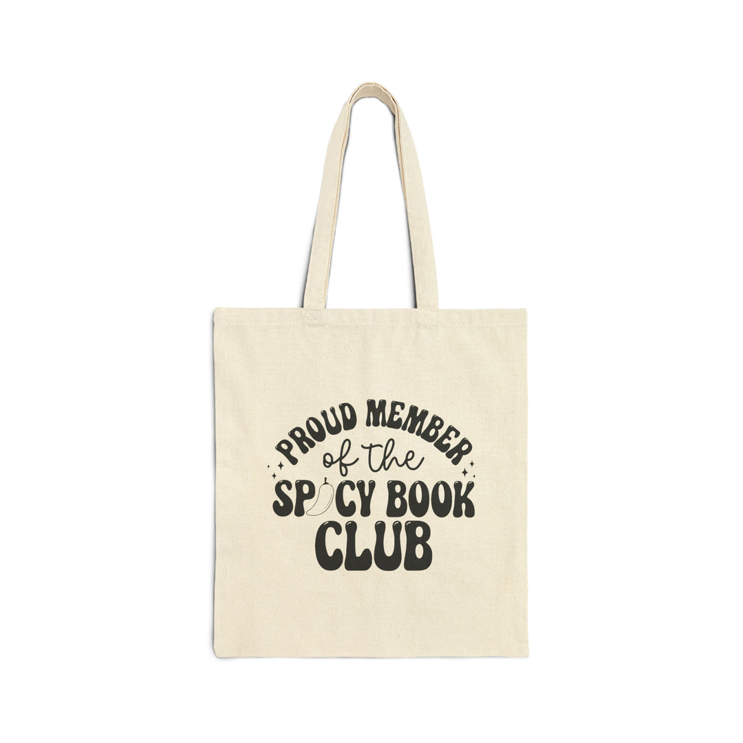 Spicy Book Club Cotton Canvas Tote Bag
