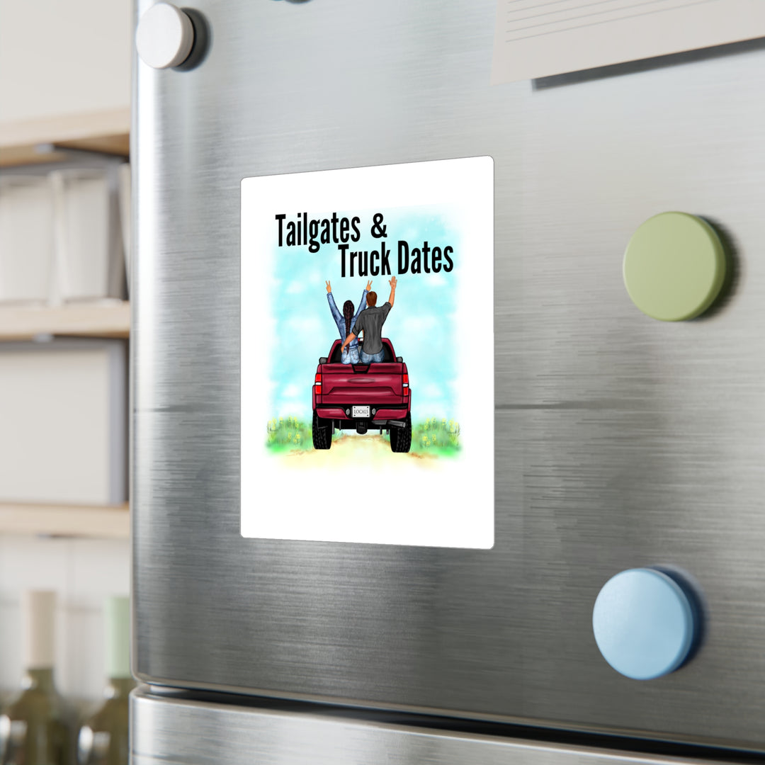 Tailgates & Truck DatesKiss-Cut Vinyl Decals