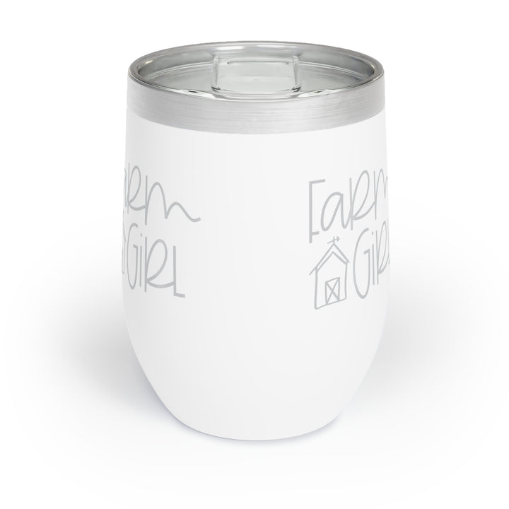 Farm Girl White Chill Wine Tumbler