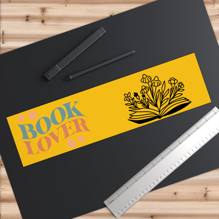 Book Lover Yellow Bumper Stickers