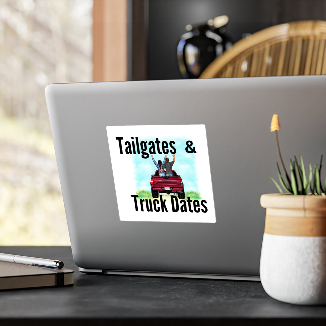 Tailgates & Truck Dates Kiss-Cut Vinyl Decals
