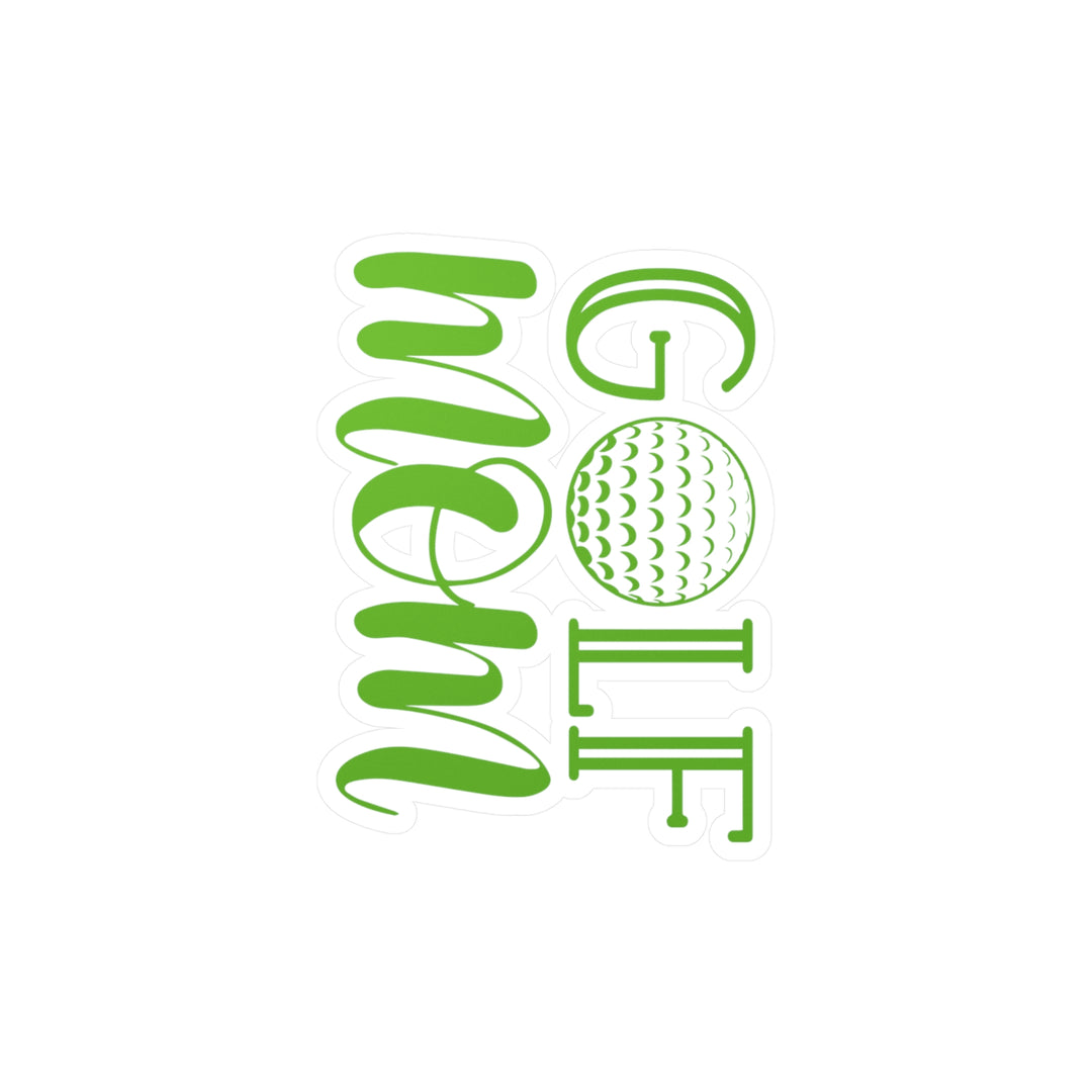 Golf Mom Green Kiss-Cut Vinyl Decals