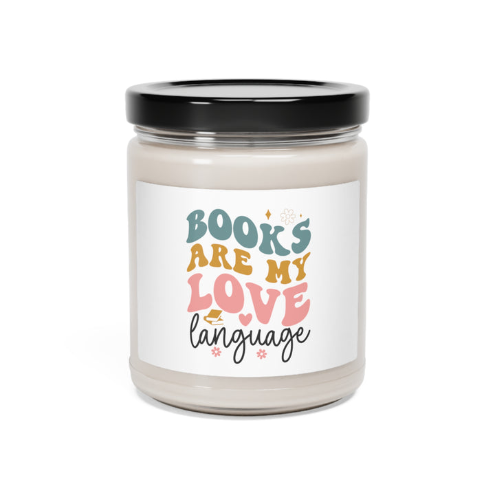 Books Love Language Scented Soy Candle, 9oz