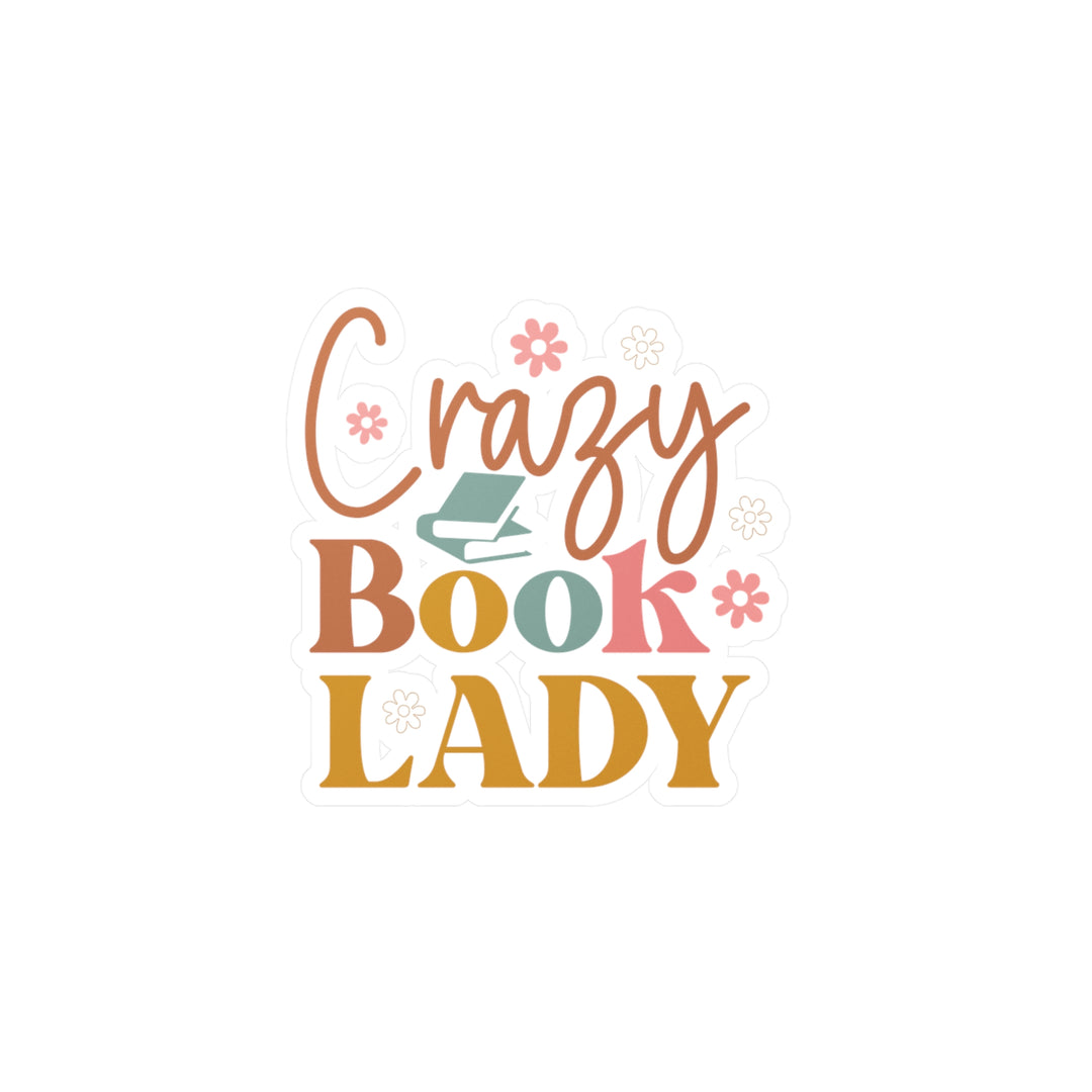 Crazy Book Lady Kiss-Cut Vinyl Decals
