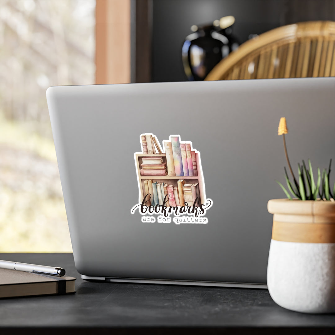 Bookmarks Quitters Kiss-Cut Vinyl Decals