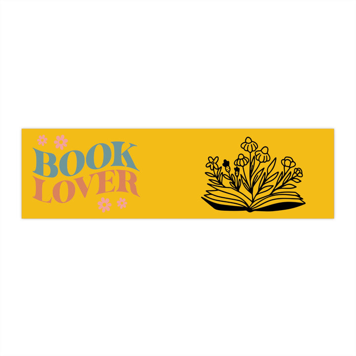 Book Lover Yellow Bumper Stickers
